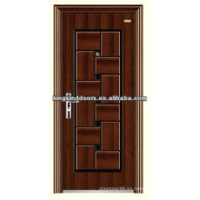 Diseño de puerta de acero de seguridad durable KKD-544 con CE, BV, TUV, SONCAP